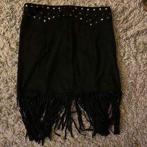 Idyllwind fringe skirt